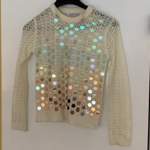 Super soft Endless Rose sequined sweater. XS